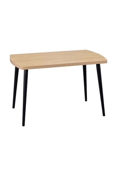 Vilinze Argos Sabit Mdf Naturel Mutfak Masası - 70X120 Cm - 3