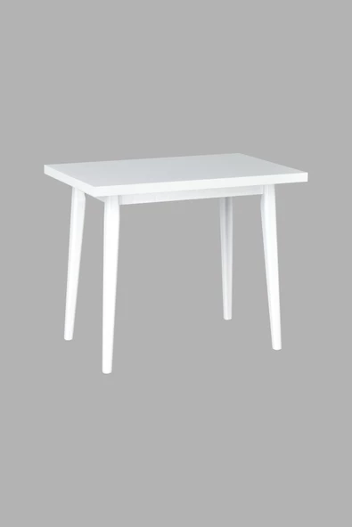Vilinze Avanos Beyaz Mdf Sabit Mutfak Masası - 60X90 Cm - 2