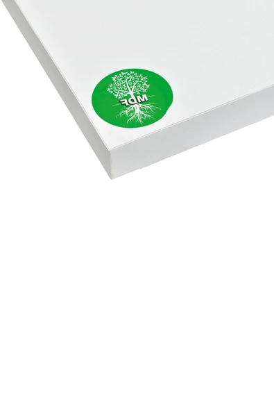 Vilinze Avanos Sabit Mdf Beyaz Naturel Mutfak Masası - 70X120 Cm - 4