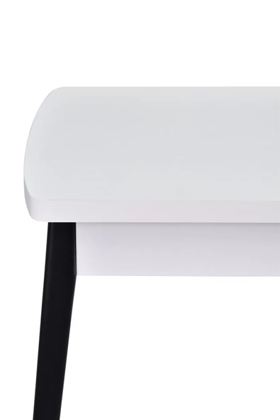 Vilinze Vilinze Avanos Ahşap Açılır Kapanır Mdf Mutfak Masası - 70X120+30 Cm - Resim 4