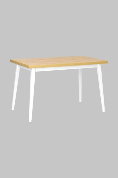 Vilinze Avanos Sabit Mdf Naturel Mutfak Masası - 70X120 Cm - 2