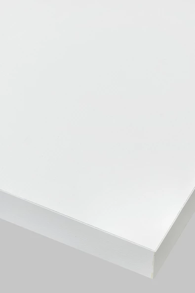 Vilinze Avanos Ahşap Sabit Mdf Beyaz Naturel Mutfak Masası - 80X140 Cm - 5