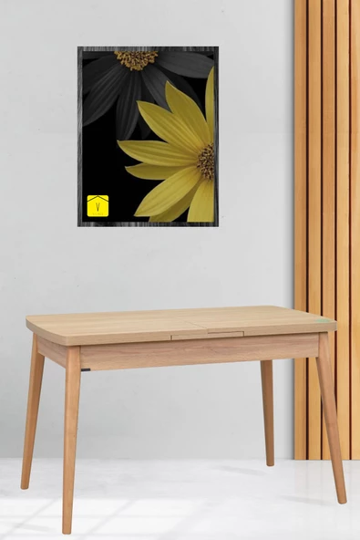 Vilinze Vilinze Avanos Ahşap Açılır Kapanır Mdf Mutfak Masası - 70X120+30 Cm