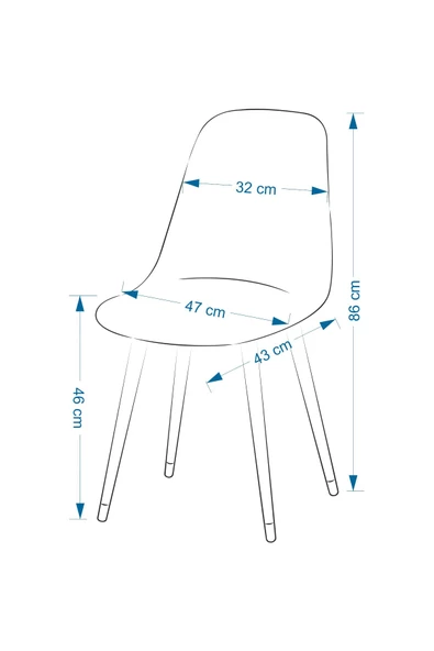 Vilinze Eames Sandalye Avanos Ahşap Mdf Mutfak Masası Takımı - 80X140 Cm - 5