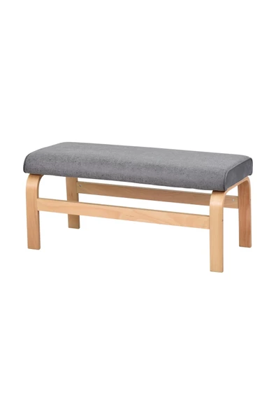 Vilinze Ege Sandalye Ve Bank Avanos Ahşap Mdf Mutfak Masası Takımı - 70X120 Cm - 4