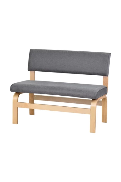 Vilinze Ege Sandalye Ve Bank Avanos Ahşap Mdf Mutfak Masası Takımı - 70X120 Cm - 4