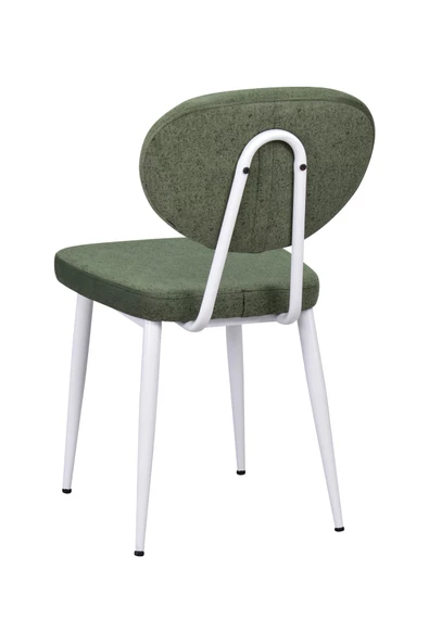 Vilinze Deniz Beyaz Ayak Metal Sandalye - 3