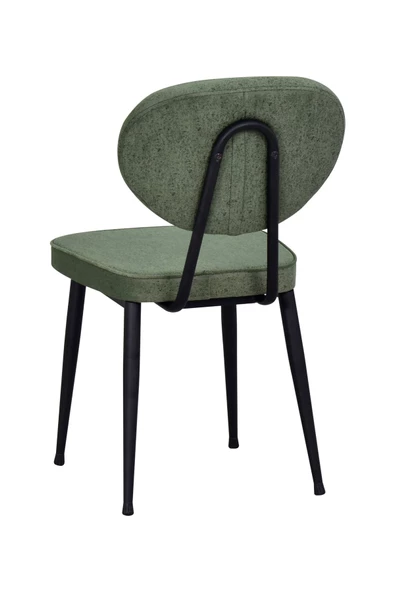 Vilinze Deniz Siyah Ayak Metal Sandalye - 3