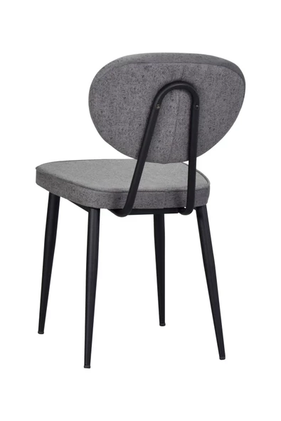 Vilinze Deniz Siyah Ayak Metal Sandalye - 3