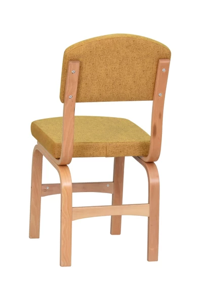 Vilinze Ege Naturel Ayak Ahşap Sandalye - 2