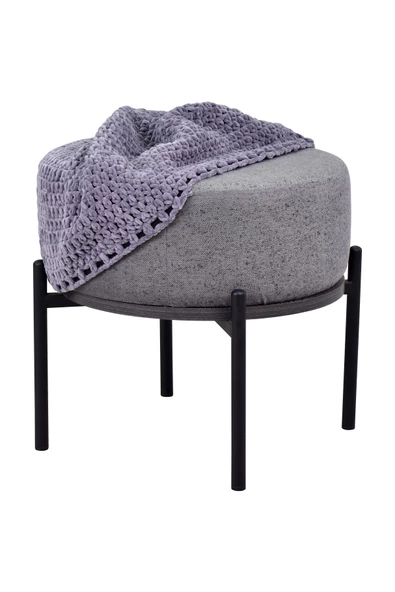 Vilinze Otto Fonksiyonel Sehpalı Wellsoft Örgü Kılıflı Puf - 2