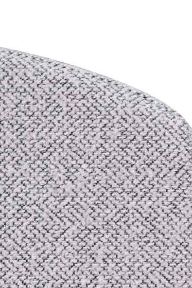 Vilinze Ege Teddy Kumaş Naturel Ayak Ahşap Sandalye - 4