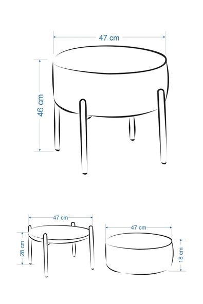 Vilinze Otto T1 21 Fonksiyonel Sehpalı Monica Puf - 5