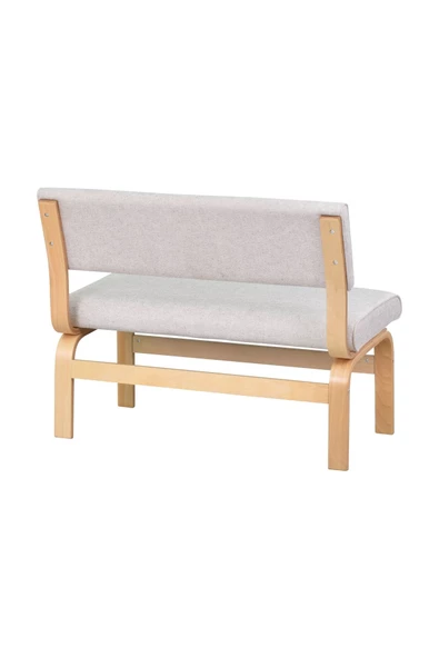 Vilinze Ege Ahşap Ayak Sırtlı Bank - 2