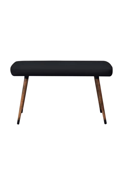 Vilinze Eames Ahşap Ayak Deri Mutfak Masası Bankı - 2