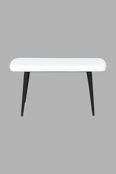 Vilinze Eames Ahşap Ayak Deri Mutfak Masası Bankı - 2