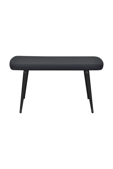 Vilinze Eames Ahşap Ayak Deri Mutfak Masası Bankı - 2