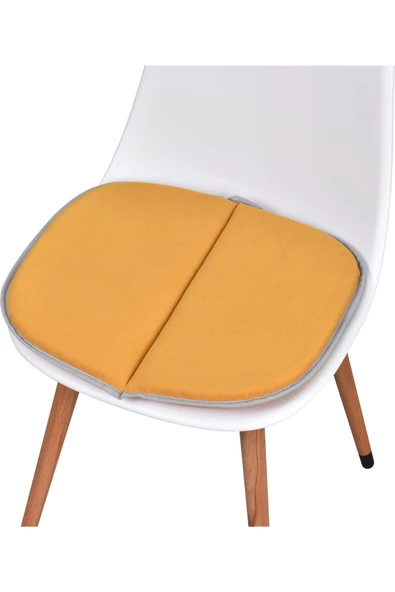 Vilinze Eames Sandalye Minderi Özel Biye Dikişli 40X45 Cm