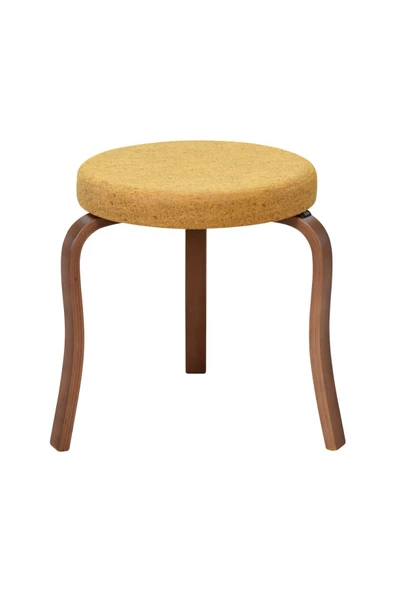 Vilinze Ege Kestane Ahşap Ayak Istiflenebilir Mutfak-Balkon Taburesi (4 Adet) - 2