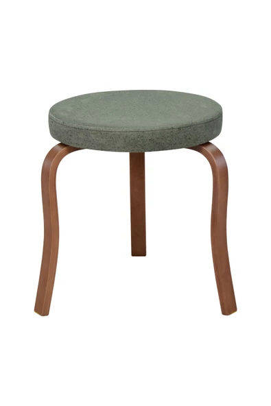 Vilinze Ege Kestane Ahşap Ayak Istiflenebilir Mutfak-Balkon Taburesi (6 Adet) - 2