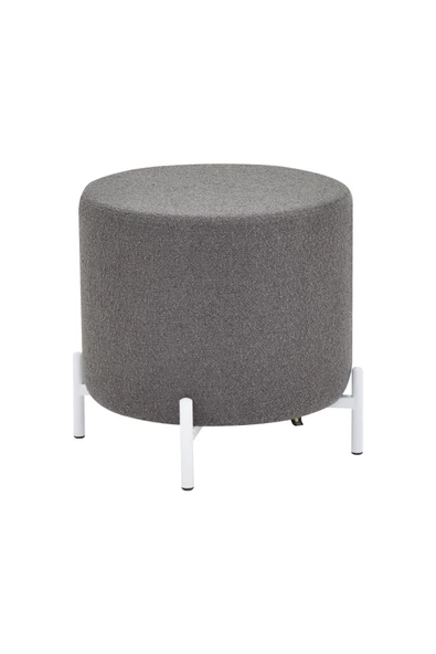 Vilinze Çok Amaçlı Metal C Sehpa Teddy Puf Seti - 3