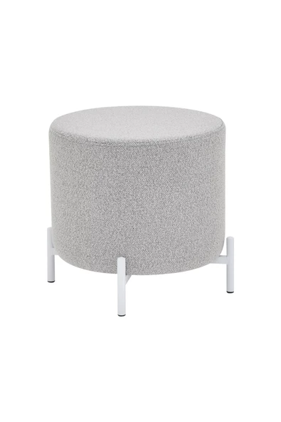 Vilinze Çok Amaçlı Metal C Sehpa Teddy Puf Seti - 3