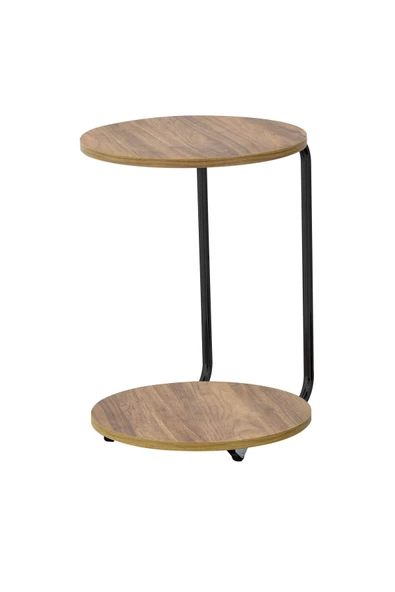 Vilinze Emr Tekerlekli Yuvarlak C Sehpa - 2