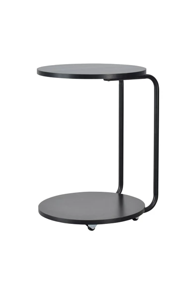 Vilinze Emr Tekerlekli Yuvarlak C Sehpa - 2