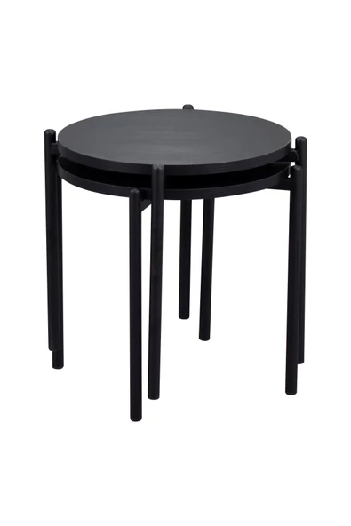 Vilinze Ay Metal Çok Amaçlı Zigon Tabure (2 Adet) ürün görseli 1