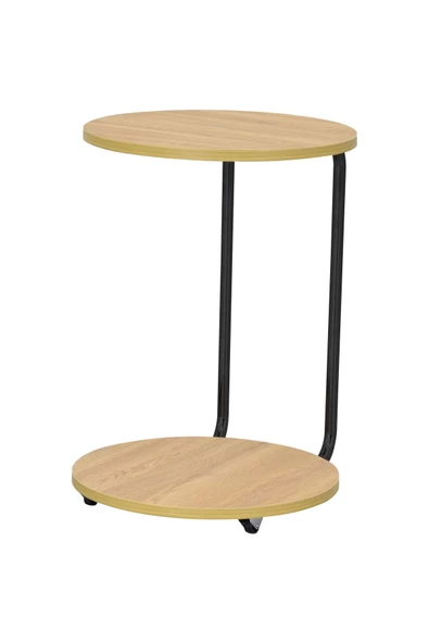 Vilinze Çok Amaçlı Metal C Sehpa Puf Seti - 5