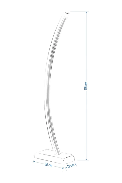 Vilinze Vilinze Jedi Ahşap Led Dekoratif Ayaklı Lambader - 3