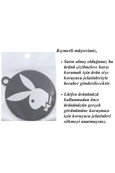 Playboy Yaramaz Tavşan Sureti Vantuzlu Pleksi Cam Süsü Arma Araba Oto Aksesuar Etiketçi Resimlik Model-3 - 3