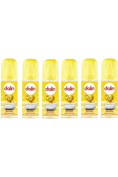 6'lı Sprey Bebek Kolonyası Bıcı Bıcı Kokusu 150 Ml - 2