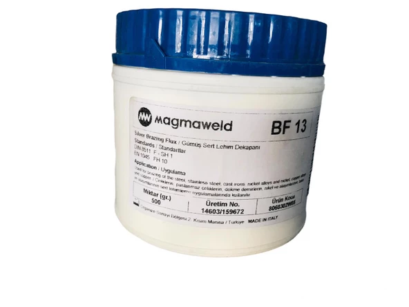 Magmaweld Bf 13 Sert Gümüş Lehim Dekapan 500 Gr