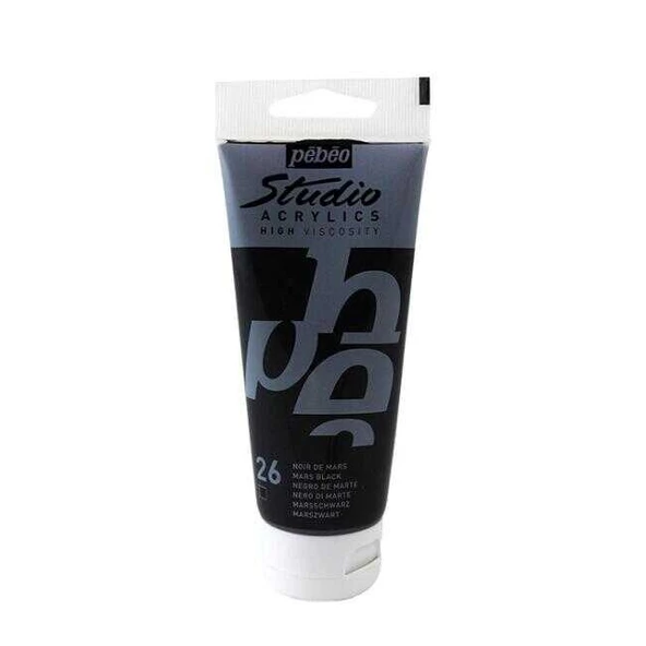 Pebeo Akrilik Boya Studio 100 Ml Mars Black