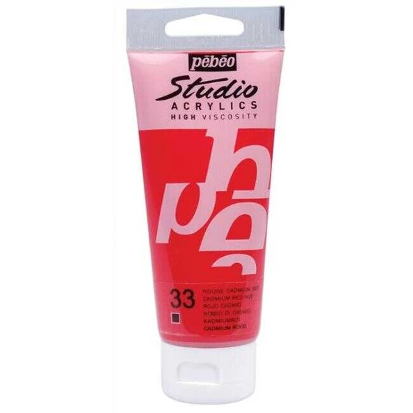 Pebeo Studıo Akrilik Boya 100 Ml Cadmium Red