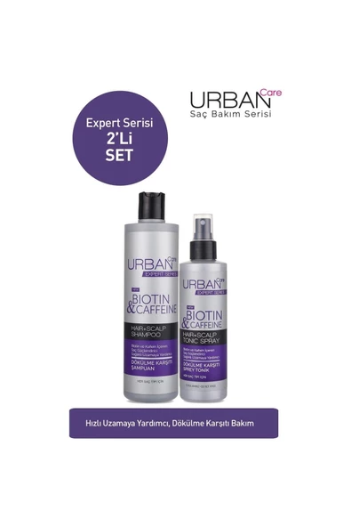 URBAN CARE Expert Biotin & Kafein Şampuan Ve Sprey Tonik