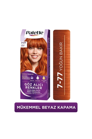 PALETTE Göz Alıcı Renkler 7-77 Yoğun Bakır Saç Boyası