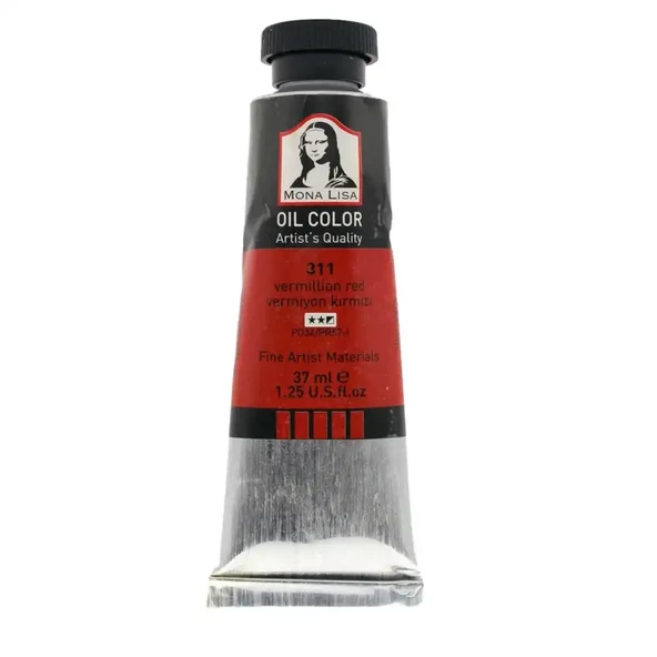Monalisa Yağlı Boya 37 Ml Vermiyon Kırmızı