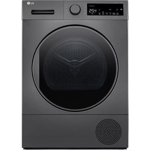 Lg RH80T2SP7RM Isı Pompalı Kurutucu, 8kg Kapasiteli, A++, Koyu Gümüş Renk