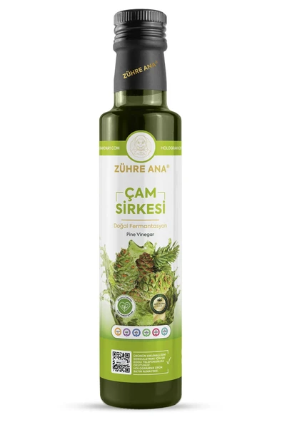 Zühre Ana Çam Sirkesi Doğal Fermantasyon Pine Vinegar 500 Ml ürün görseli