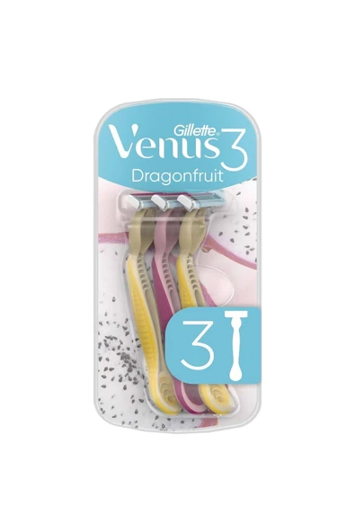 Gillette Venus Dragon Fruit Tıraş Bıçağı 3'Lü