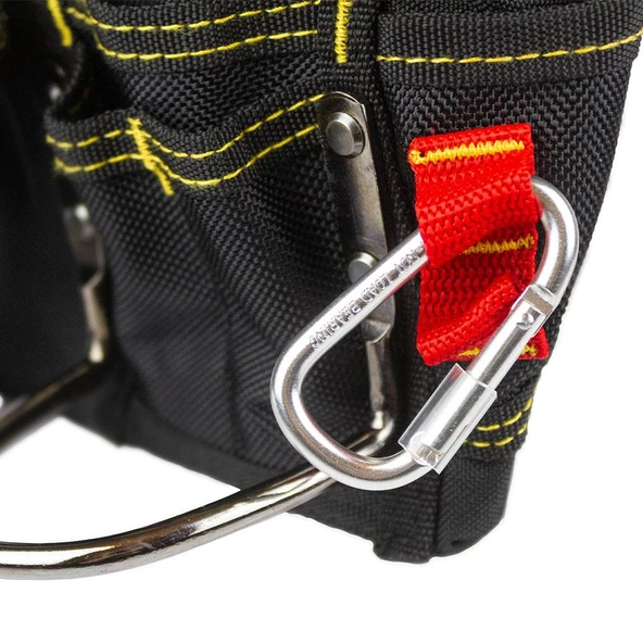 CAT DA980568 Kemerli Askı Kancalı Ağır Hizmet Bel Alet Çantası - 5