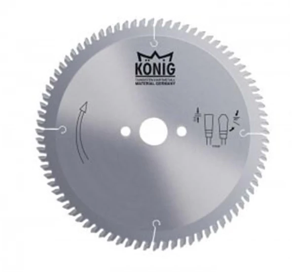 König 250X3,2X30 48 Diş Elmas Daire Testere - 1