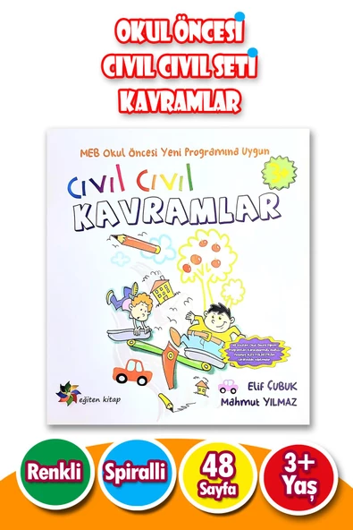 Okul Öncesi Cıvıl Cıvıl Seti Kavramlar