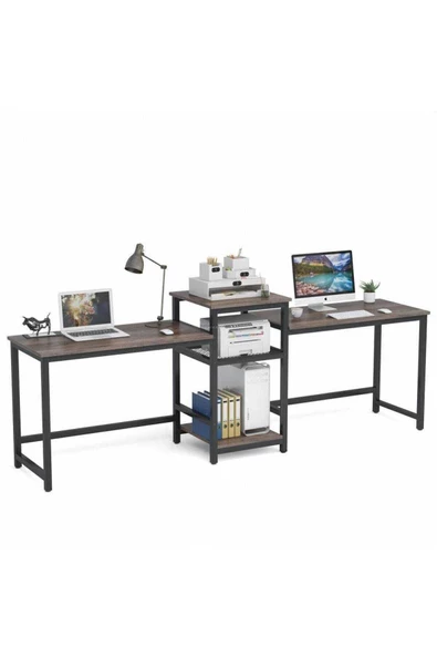 Zizuva Tasarım Iki Kişilik Çalışma Masası - Resim 5