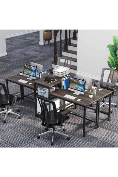 Zizuva Tasarım Iki Kişilik Çalışma Masası - Resim 3