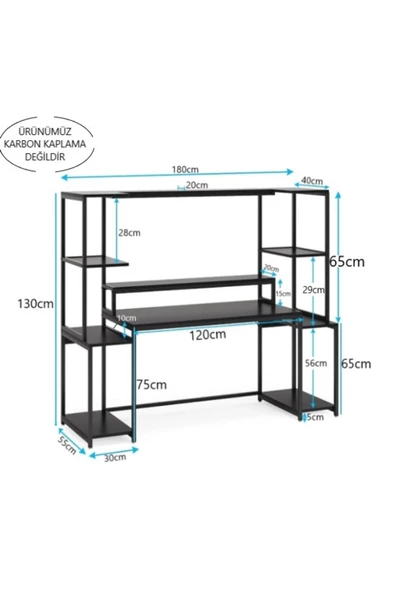 Zizuva Özel Tasarım Oyuncu&yayıncı Masası - Resim 5
