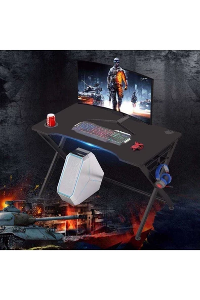 Zizuva Tasarım Askılıklı Oyuncu Masası&gamer Masa - 2