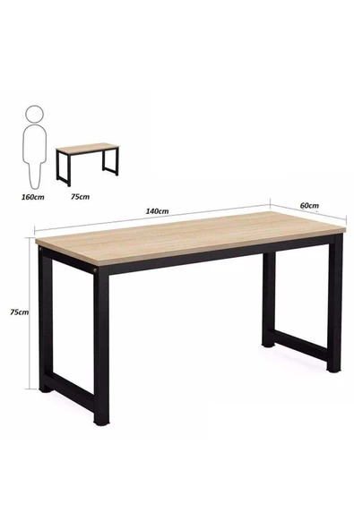Zizuva Tasarım Minimalist Çalışma Masası - Resim 7
